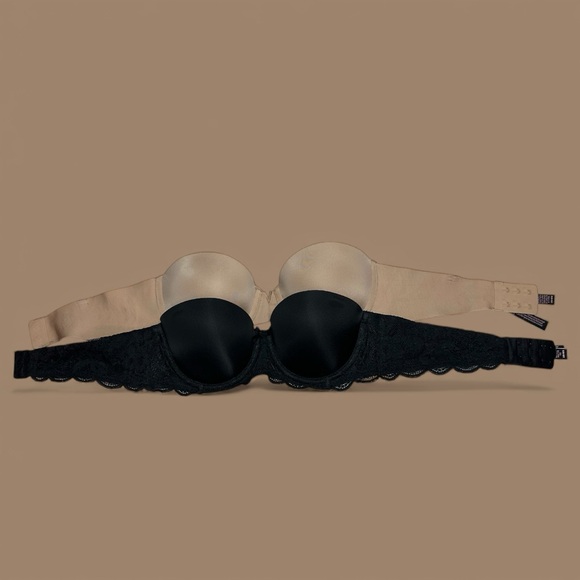 Victoria's Secret Other - Victoria's Secret Black and Tan Bra Set